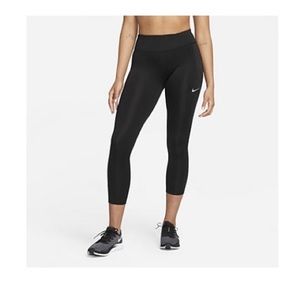 NWT Fast Women’s Mid-Rise Crop Running Leggings [Nike]